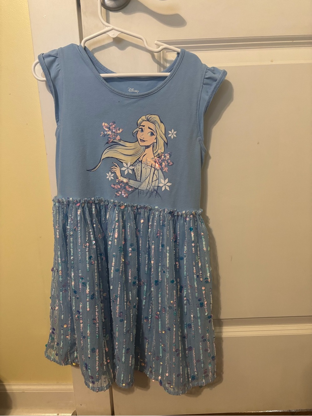 Disney Light Blue Elsa Sequin Tulle Dress